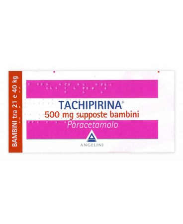 TACHIPIRINA*BB 10SUPP 500MG