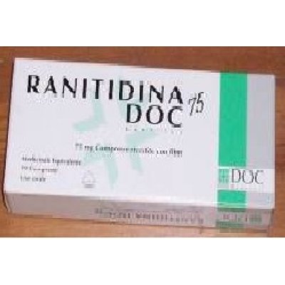 RANITIDINA DOC*10CPR RIV 75MG
