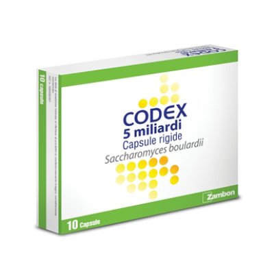 codex 10 capsule 5 miliardi 250 mg.