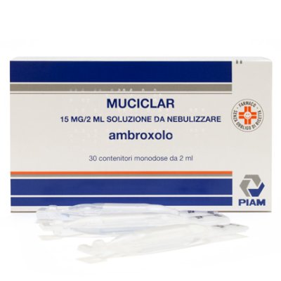 MUCICLAR*NEBUL 30FL MONOD 15MG/