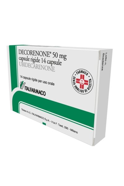 DECORENONE-50*14 CPS 50 MG DECORENONE-50*14 CPS 50 MG
