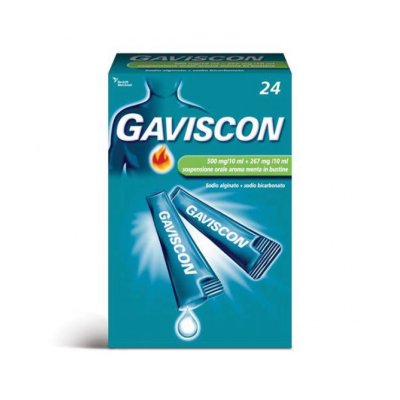 GAVISCON*24 BUSTE 500+267MG/10ML