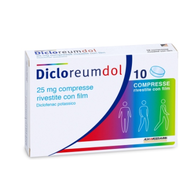 DICLOREUM DOL*10CPR RIV 25MG