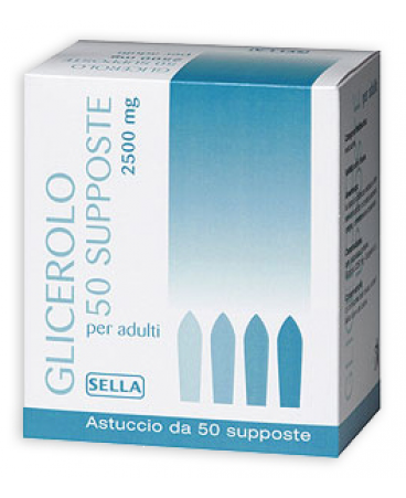GLICEROLO SELL*AD 50SUPP 2500MG