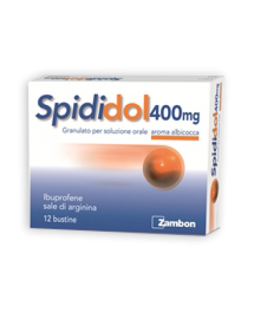 spididol OS 12 bustine gusto albicocca 400 mg
