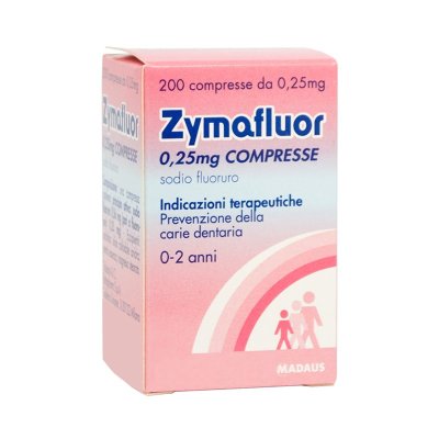ZYMAFLUOR*200 CPR 0,25 MG