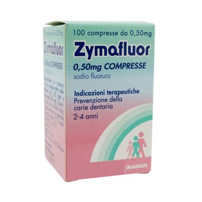 ZYMAFLUOR*100 CPR 0,50 MG