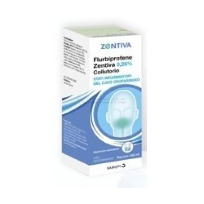 FLURBIPROFENE ZENT*COLLUT 160ML