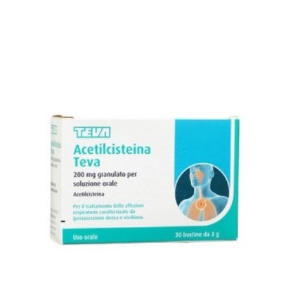 ACETILCISTEINA TEVA*30BS 200MG