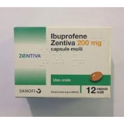 IBUPROFENE ZENT*12CPS 200MG