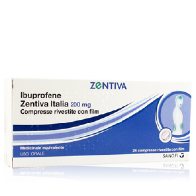 IBUPROFENE ZENT*24CPR 200MG