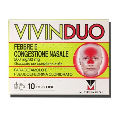 vivinduo febbre congestione nasale 10 bustine