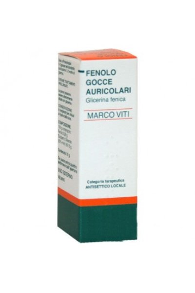 GLICERINA FENICA GTT OTO 10G 1% GLICERINA FENICA GTT OTO 10G 1%