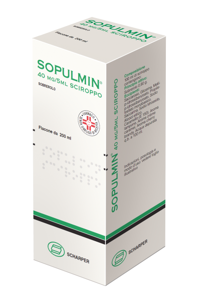 SOPULMIN*SCIR 200ML 0,8G/100ML SOPULMIN*SCIR 200ML 0,8G/100ML