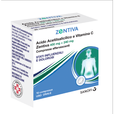ACIDO ACETILS VIT C ZENT*10CPR