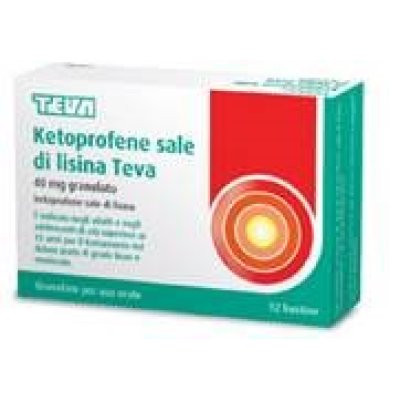 KETOPROFENE S LIS TEVA*12BUST