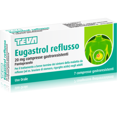 EUGASTROL REFLUSSO*7CPR 20MG
