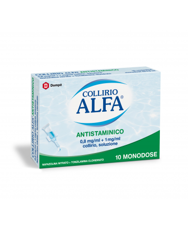 collirio ALFA antistaminico utile negli stati allergici della congiuntiva 10 ml. 