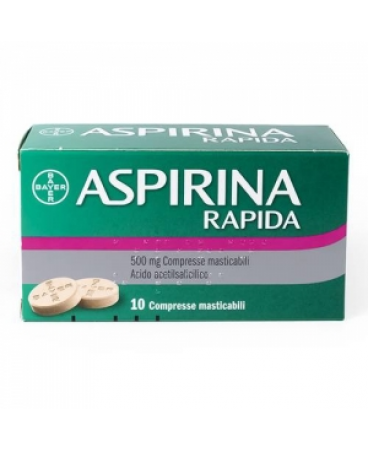 ASPIRINA*RAP 10CPR MAST 500MG