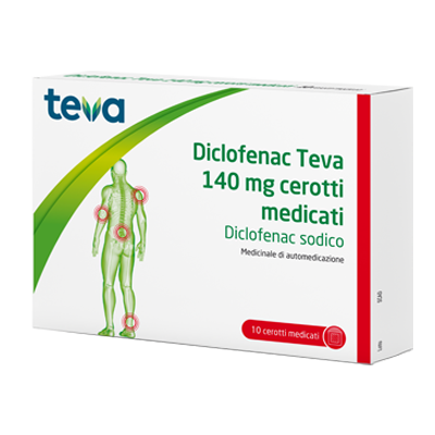 DICLOFENAC TEV*10CER MED 140MG