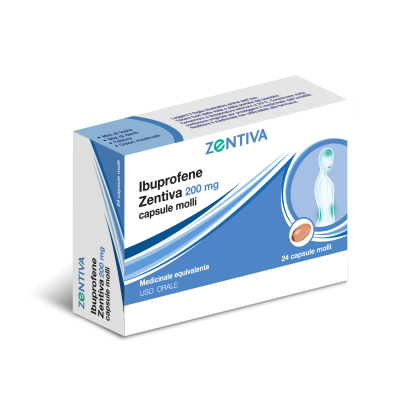 IBUPROFENE ZENT*24CPS 200MG