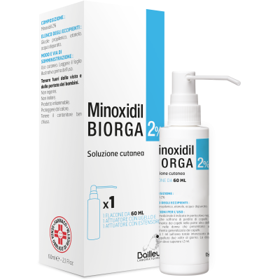 MINOXIDIL BIORGA*SOL CUT 60ML2%