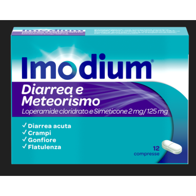 IMODIUM DIARREA METEOR*12CPR