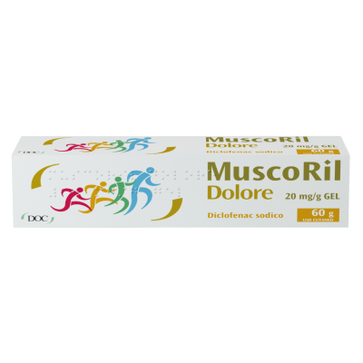 MUSCORIL DOLORE*GEL 60G 20MG/G
